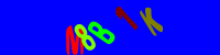 Blue Captcha Image