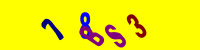 Blue Captcha Image