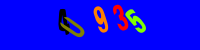 Blue Captcha Image