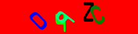Blue Captcha Image