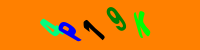 Blue Captcha Image