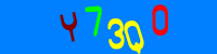 Blue Captcha Image