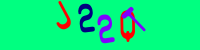 Blue Captcha Image