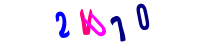 Blue Captcha Image