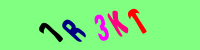 Blue Captcha Image