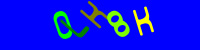 Blue Captcha Image