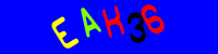 Blue Captcha Image