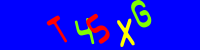 Blue Captcha Image