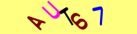 Blue Captcha Image