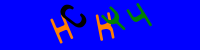 Blue Captcha Image