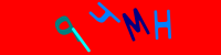 Blue Captcha Image