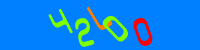 Blue Captcha Image