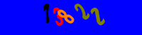 Blue Captcha Image