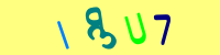 Blue Captcha Image