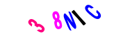 Blue Captcha Image