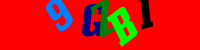 Blue Captcha Image