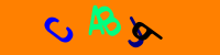 Blue Captcha Image