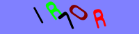 Blue Captcha Image