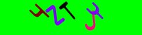 Blue Captcha Image