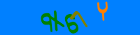 Blue Captcha Image