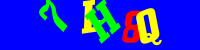 Blue Captcha Image