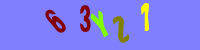 Blue Captcha Image