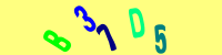 Blue Captcha Image