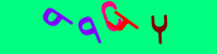 Blue Captcha Image