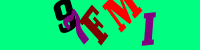 Blue Captcha Image