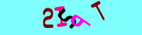 Blue Captcha Image
