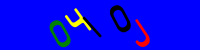 Blue Captcha Image
