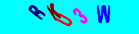 Blue Captcha Image
