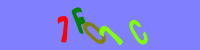 Blue Captcha Image