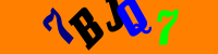Blue Captcha Image