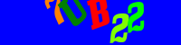 Blue Captcha Image