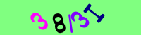 Blue Captcha Image