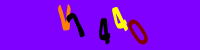 Blue Captcha Image