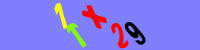 Blue Captcha Image