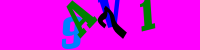 Blue Captcha Image