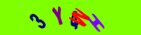 Blue Captcha Image