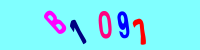 Blue Captcha Image