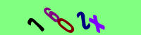 Blue Captcha Image