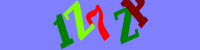 Blue Captcha Image