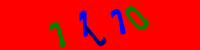 Blue Captcha Image