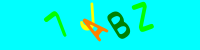 Blue Captcha Image