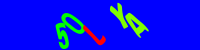 Blue Captcha Image
