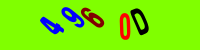 Blue Captcha Image