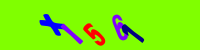 Blue Captcha Image