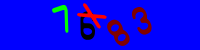 Blue Captcha Image