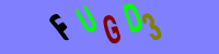 Blue Captcha Image
